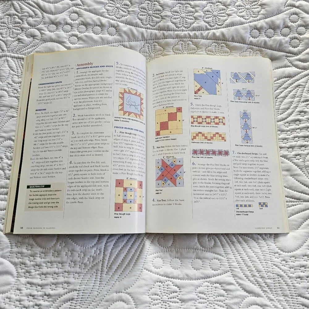 Four Seasons In Flannel Quilting Book By Jean Wells & Lawry Thorn - 23 Projects
